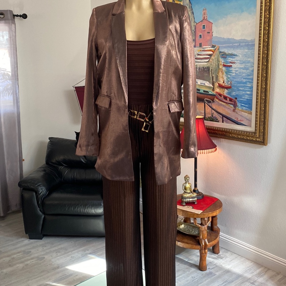 🤎🤎3 PIECE COPPER BROWN OUTFIT🤎🤎